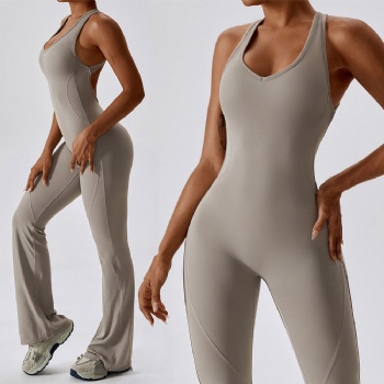 Seamless Running Sports Suits Jumpsuit Yoga Sleeveless Spandex Gym Fitness Wear Casual One Piece Jumpsuits Women