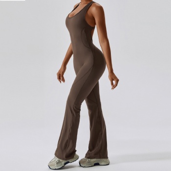 Seamless Running Sports Suits Jumpsuit Yoga Sleeveless Spandex Gym Fitness Wear Casual One Piece Jumpsuits Women