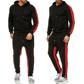 Autumn and winter casual fashion hoodie and sweatpants jogging set unisex mens sweatsuits set with hoodie