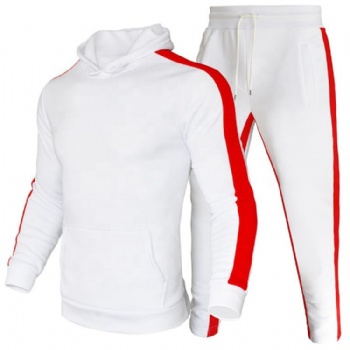 Autumn and winter casual fashion hoodie and sweatpants jogging set unisex mens sweatsuits set with hoodie