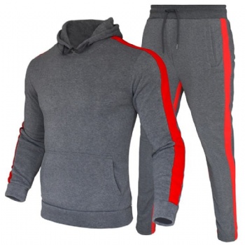 Autumn and winter casual fashion hoodie and sweatpants jogging set unisex mens sweatsuits set with hoodie