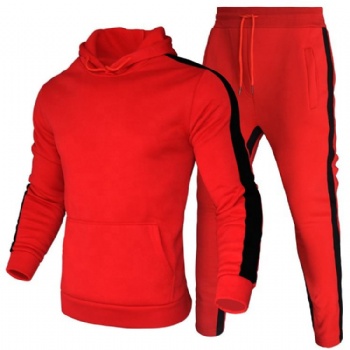 Autumn and winter casual fashion hoodie and sweatpants jogging set unisex mens sweatsuits set with hoodie